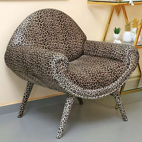 Fotelja leopard print gondola y-21 83X48X85 cm - 0