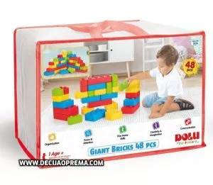 Kocke Dolu – 48 komada za decu - 0