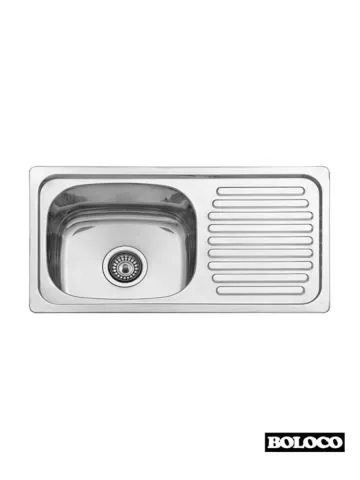 Ugradna sudopera Boloco BL 833 inox ø90 75x40cm - 0