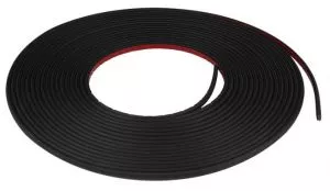 Dekorativna traka, lajsna, crna mat, 6x8mm 5m – Carmotion 86170 - 0