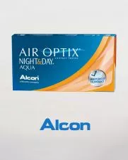 Mesečna meka kontaktna sočiva - Alcon Air Optix Aqua NIGHT & DAY - 0