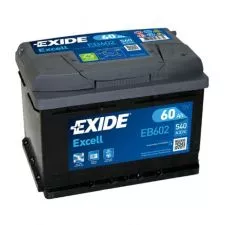 Akumulator EXIDE 12V 60Ah 540A EXCELL desno+ - 0