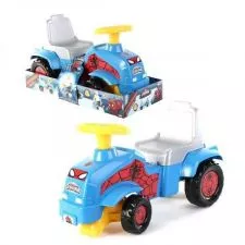 Traktor guralica 033571 Spiderman plavi - 0