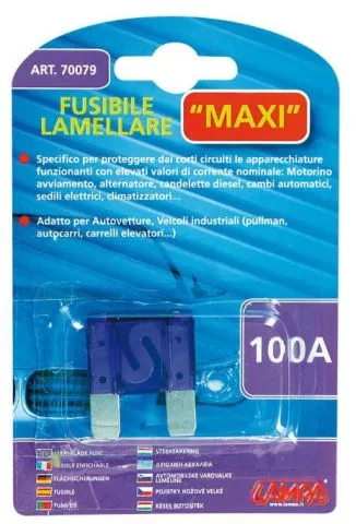 Osigurači ubodni 100A Maxi – komad – Lampa 70079 - 0