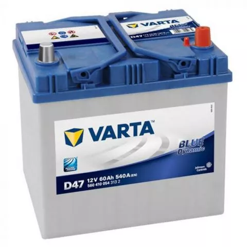 VARTA Akumulator 12V 60Ah 540A BLUE DYNAMIC desno+ azijska vozila - 0