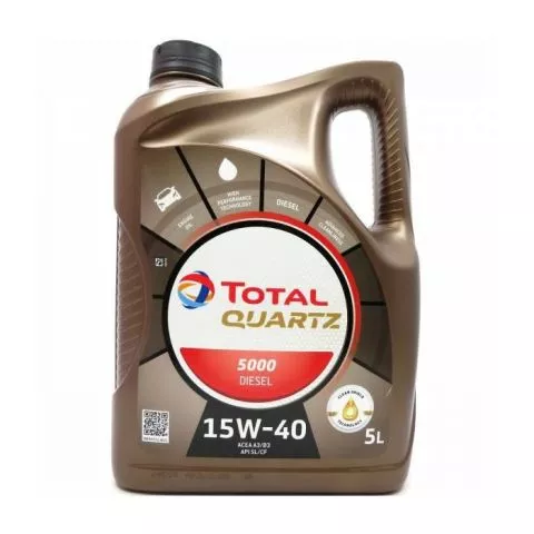 Motorno ulje 15W40 5L TOTAL QUARTZ 5000 DIESEL - 0