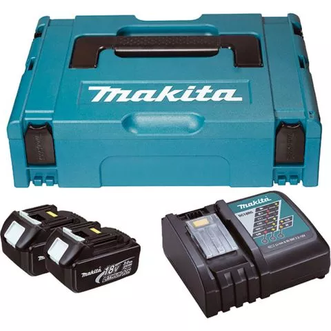 Makita - LXT set L1830x2, DC18RC 196693-0 - 0