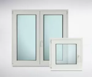 Dvokrilni PVC prozor 160 x 160 beli  - 0