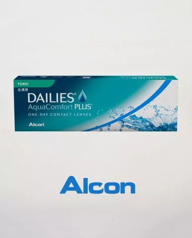 Dnevna kontaktna sočiva - Alcon Dailes AquaComfort PLUS TORIC - 0