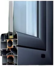 Aluminijumska balkonska vrata jednokrilna u boji sa RAL karte 70cm x 230cm  - 0