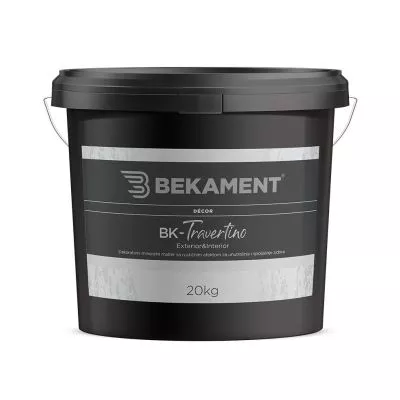 DEKORATIVNI MALTER Bekament Travertino 20 kg - 0