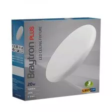 Led plafonjera 20w bela krug - 0