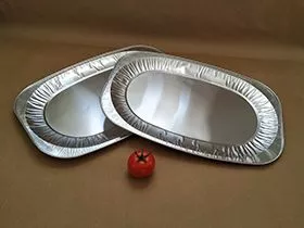 Aluminijumska tacna/oval za roštilj i pečenje šifra 108 - 0