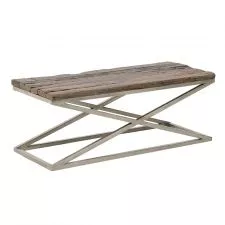 Sto drvo metal 120X46X45 cm - 0