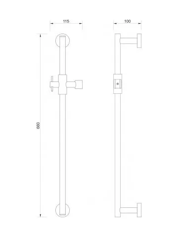 Klizna šipka Minotti DF-371 - 1