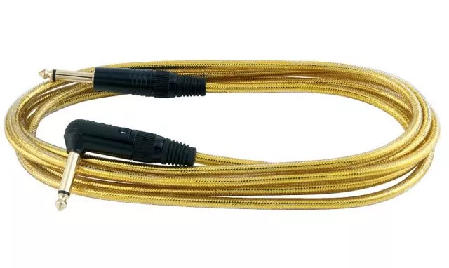 Rock Cable RCL 30253 D6 GOLD instrumentalni kabel 3m - 0