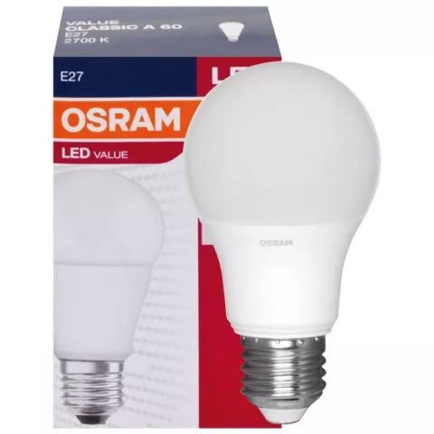 Led sijalica Osram 9W E27 2700K - 0