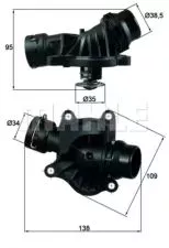 Termostat BMW M47 M57 N54 Behr   - 0