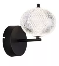 AIDA ZIDNA LAMPA METAL CRNA MATT, 1XLED Globo-16042W - 0