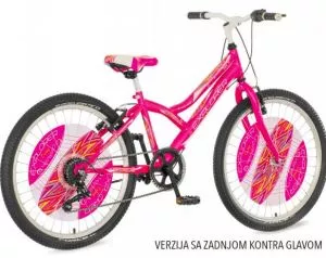 Bicikl dečiji Explorer Daisy 24" Kontra roze - 0