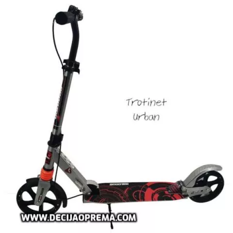 Trotinet Urban Scooter Silver - 0