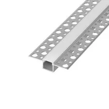 Aluminijumski profil za LED trake sa difuzorom – ugradni gips - 0