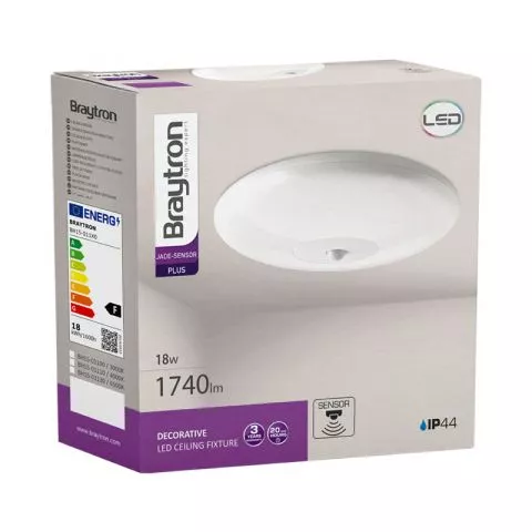 Led plafonjera JADE 18W 6500K senzor - 0