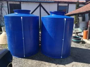 PLASTIČNI VERTIKALNI REZERVOAR - 4000 L - Ø 1600x2000 - 0