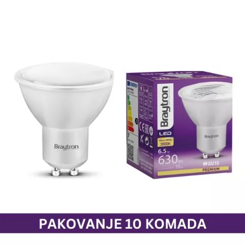 Led sijalica 6.5W PREMIUM – pakovanje 10 komada - 0