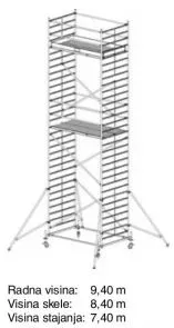 POKRETNA SKELA - Iznajmljivanje - model 7 - 0